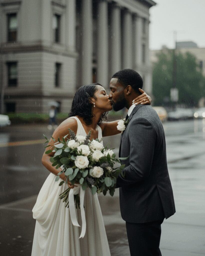 Wedding in Courthouse - Portland Oregon