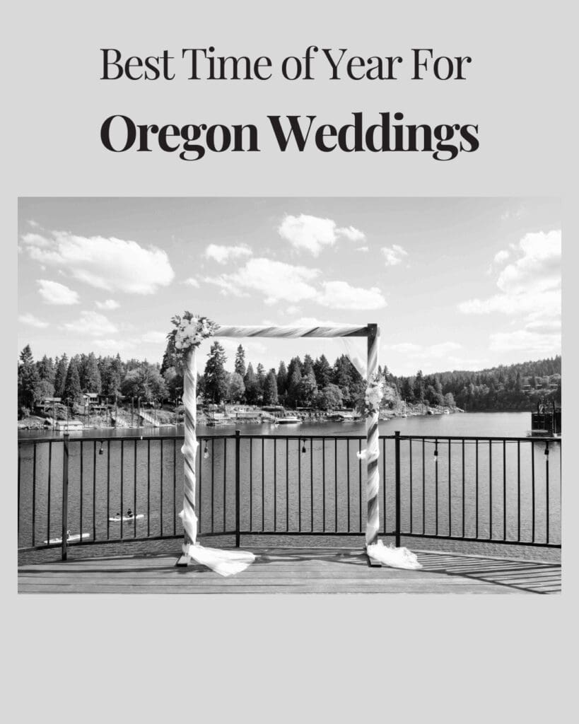 Oregon Wedding Seasons cover
