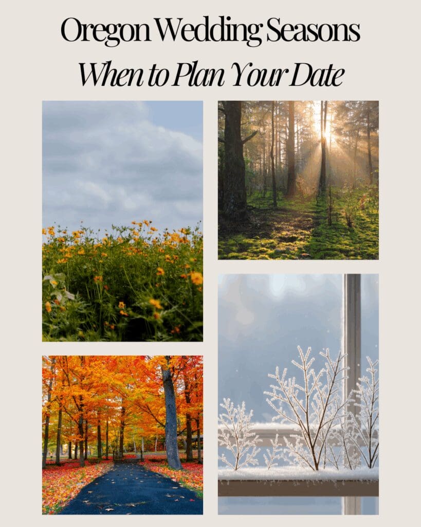 Oregon Wedding Seasons cover