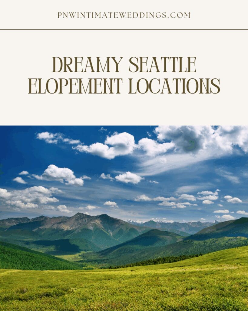 Dreamy Seattle Elopement Locations