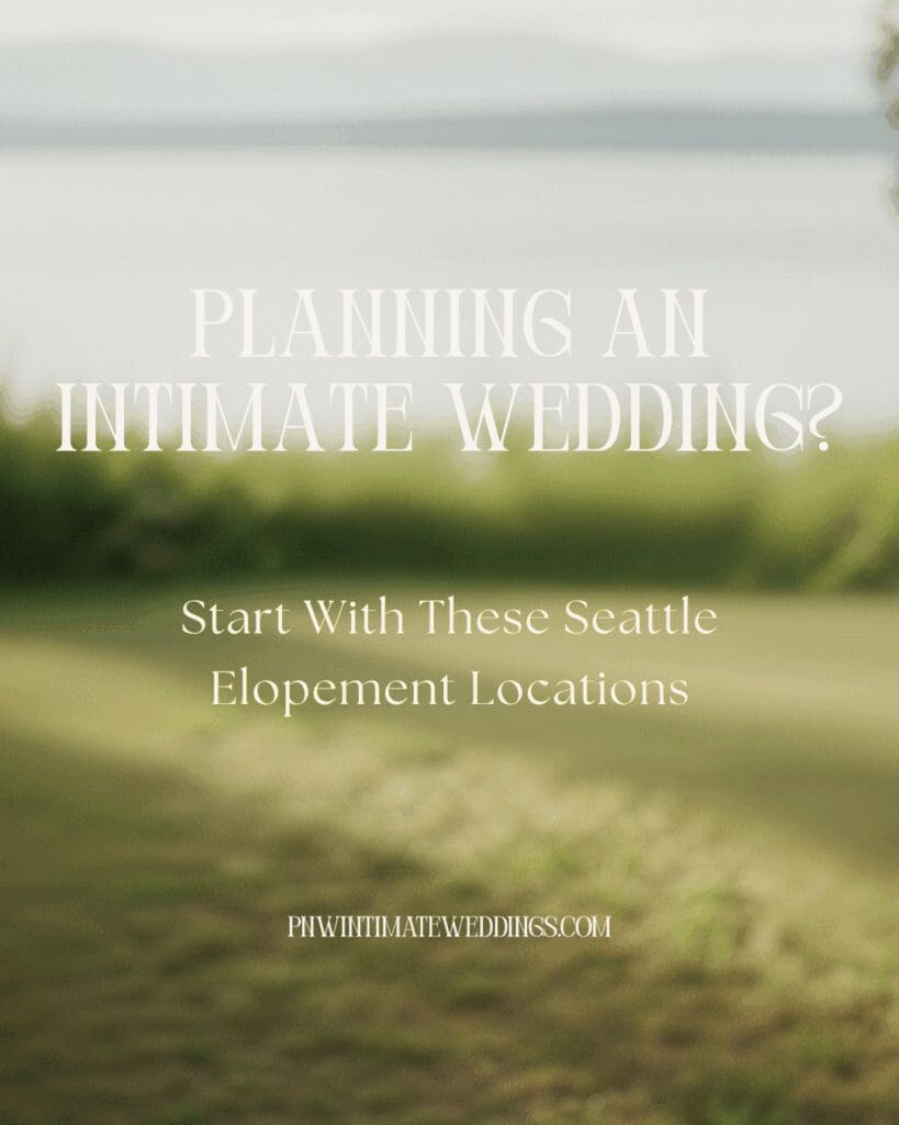 Top Elopement Locations in Seattle