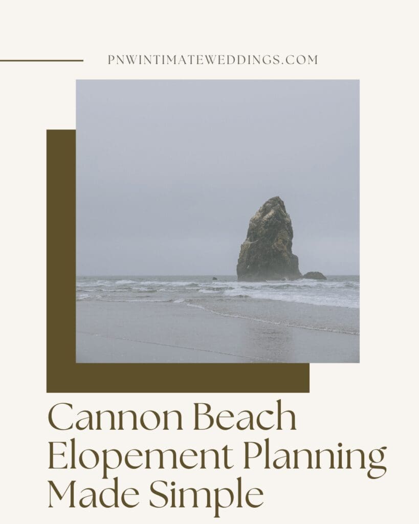 Cannon Beach Elopement Planning