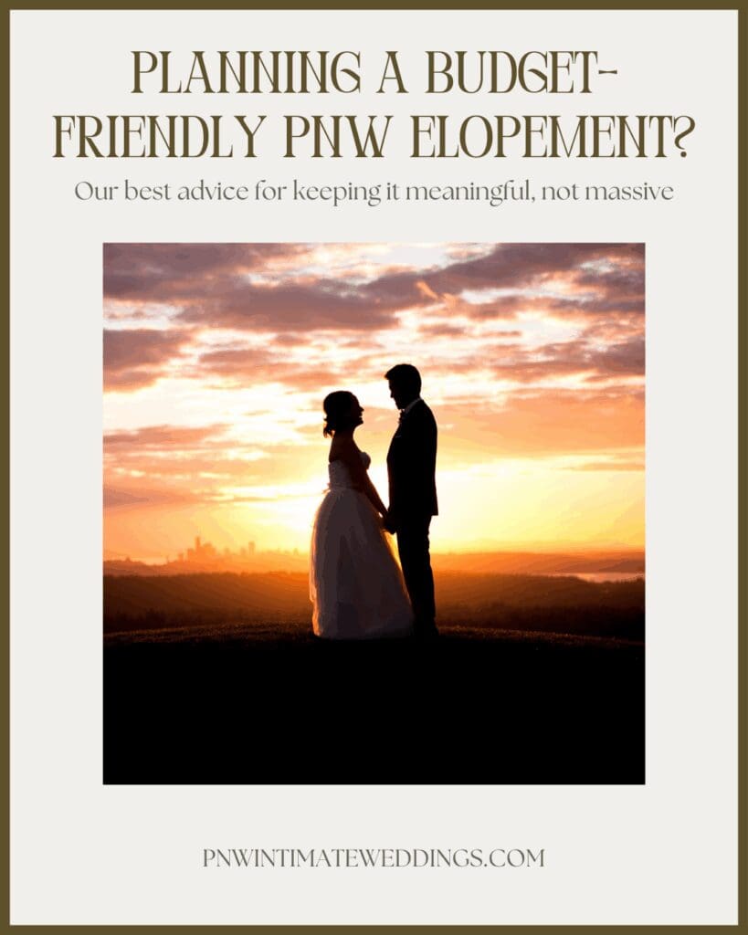 PNW Budget Friendly Elopement Planner