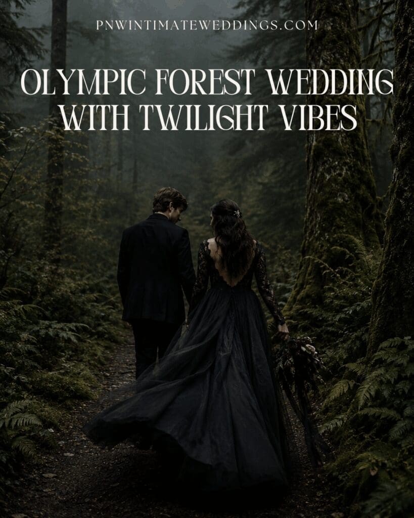Olympic Forest Wedding with Twilight Vibes