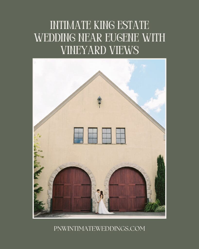 See how to plan an intimate vineyard celebration just outside Eugene, Oregon.